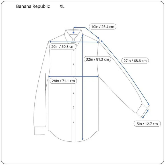 Banana Republic Blue Orange Striped Cotton Linen - Picture 5 of 5